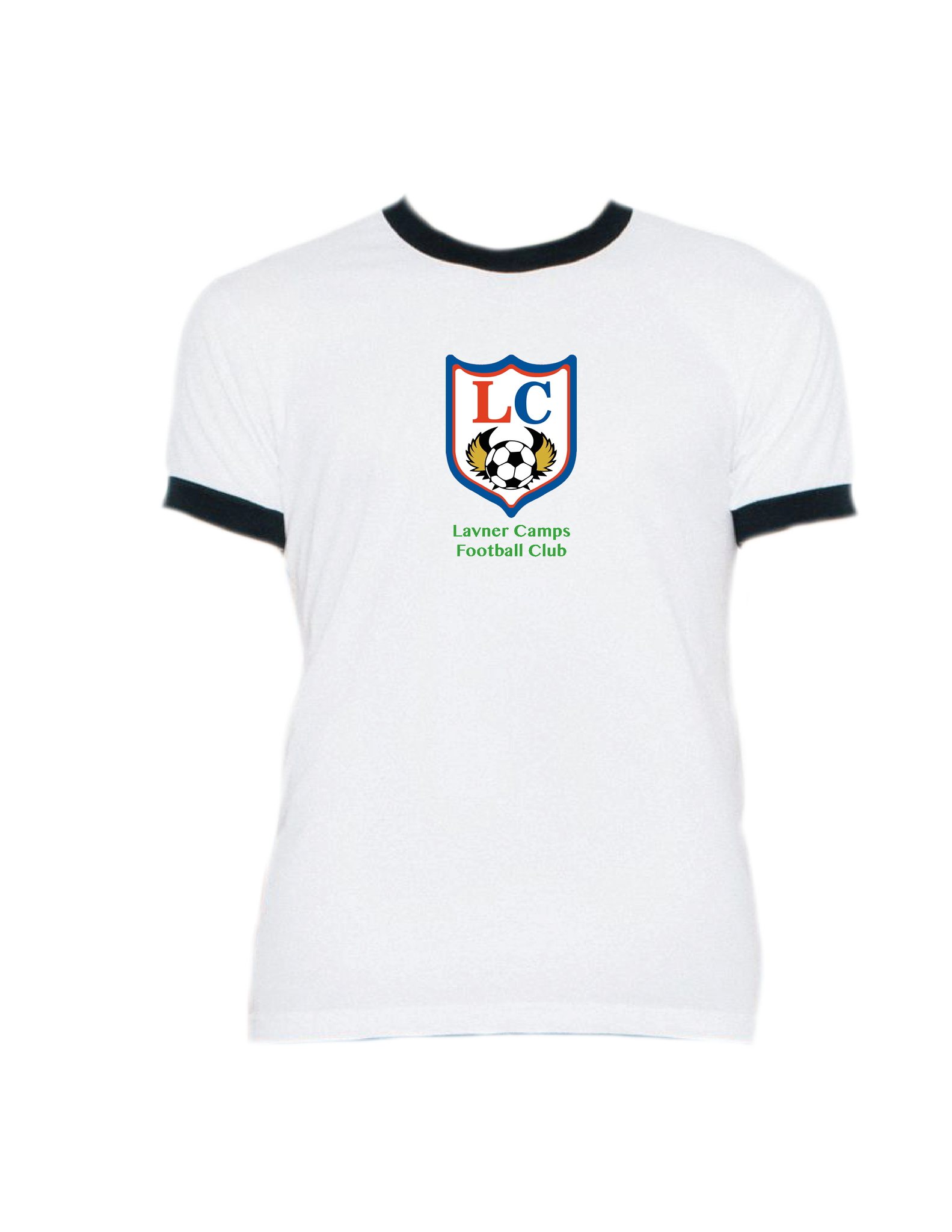 Lavner Camps Soccer Crest Ringer T-Shirt