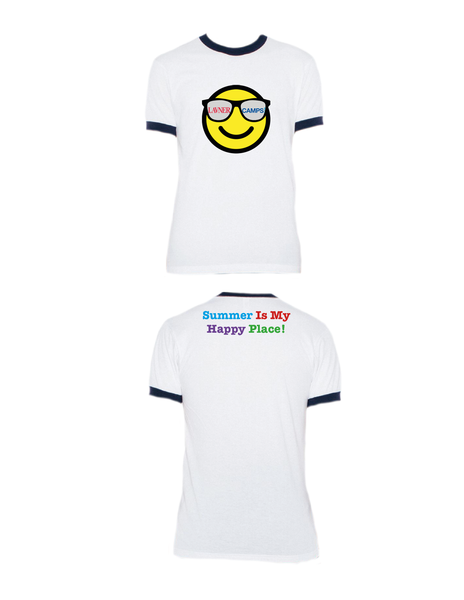 Summer Happy Place Ringer T-Shirt