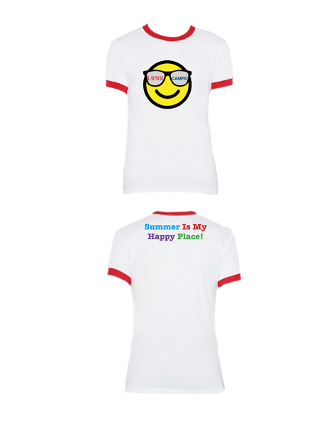 Summer Happy Place Ringer T-Shirt